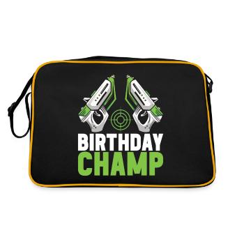 Laser Tag Anniversaire Laser Tag Joueur - Sac Retro - noir/or - Dos