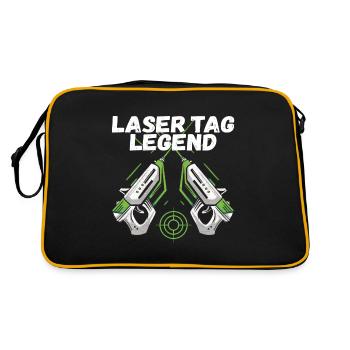 Laser Tag Anniversaire Joueur de Laser Tag - Sac Retro - noir/or - Dos