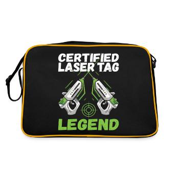 Laser Tag Anniversaire Laser Tag Joueur - Sac Retro - noir/or - Dos