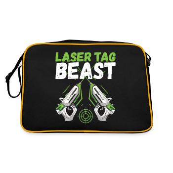 Laser Tag Anniversaire Laser Tag Joueur - Sac Retro - noir/or - Dos