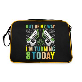 Laser Tag Anniversaire Laser Tag Joueur - Sac Retro - noir/or - Dos