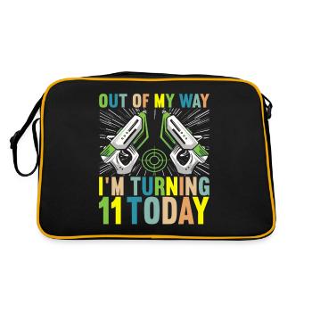 Laser Tag Anniversaire Laser Tag Joueur - Sac Retro - noir/or - Dos
