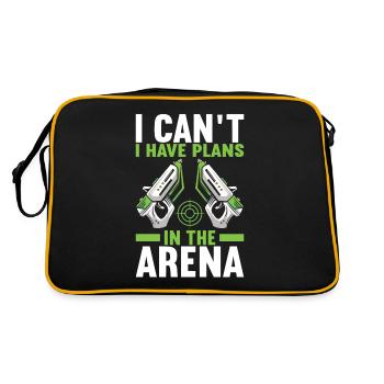 Laser Tag Anniversaire Laser Tag Joueur - Sac Retro - noir/or - Dos