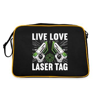 Laser Tag Anniversaire Laser Tag Joueur - Sac Retro - noir/or - Dos