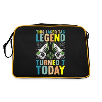 Laser Tag Anniversaire Laser Tag Joueur - Sac Retro - noir/or - Dos