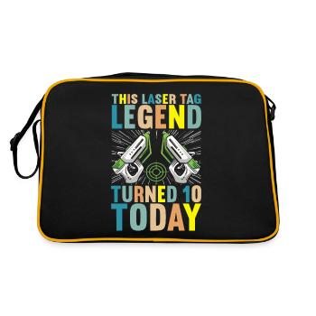 Laser Tag Anniversaire Laser Tag Joueur - Sac Retro - noir/or - Dos