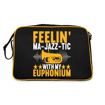Euphonium Euphoniste - Sac Retro - noir/or - Dos
