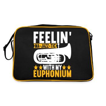Euphonium Euphoniste - Sac Retro - noir/or - Dos