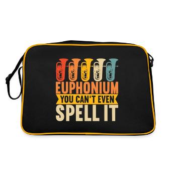 Euphonium Euphoniste - Sac Retro - noir/or - Dos