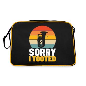 Euphonium Joueur d’euphonium - Sac Retro - noir/or - Dos