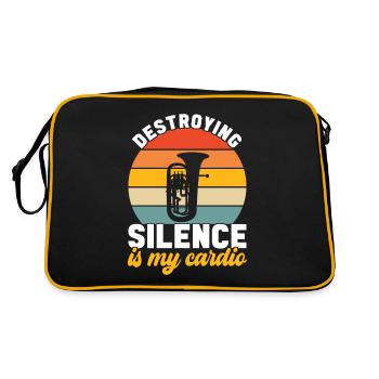 Euphonium Joueur d’euphonium - Sac Retro - noir/or - Dos