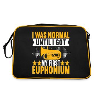 Euphonium Joueur d’euphonium - Sac Retro - noir/or - Dos