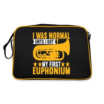 Euphonium Joueur d’euphonium - Sac Retro - noir/or - Dos