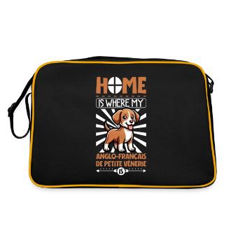Home - Anglo-Français de Petite Vénerie - Retro Bag - black/gold - Back