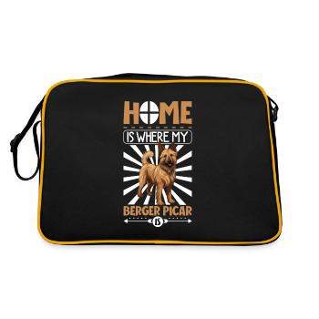 Home - Berger Picar - Retro Bag - black/gold - Back