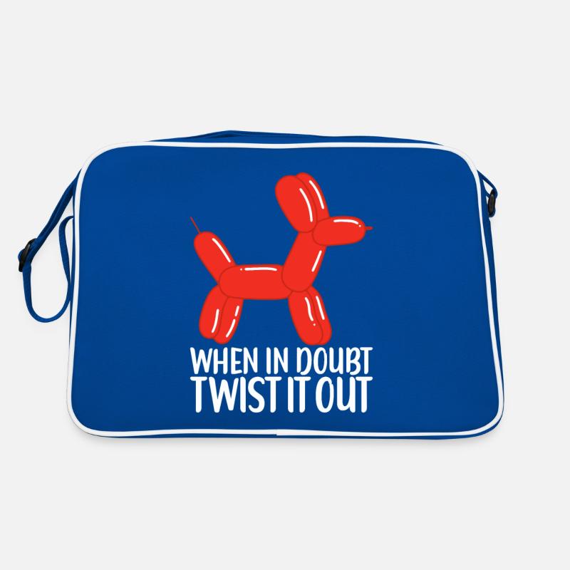Ballontier Balloon Twisting Retro Tasche