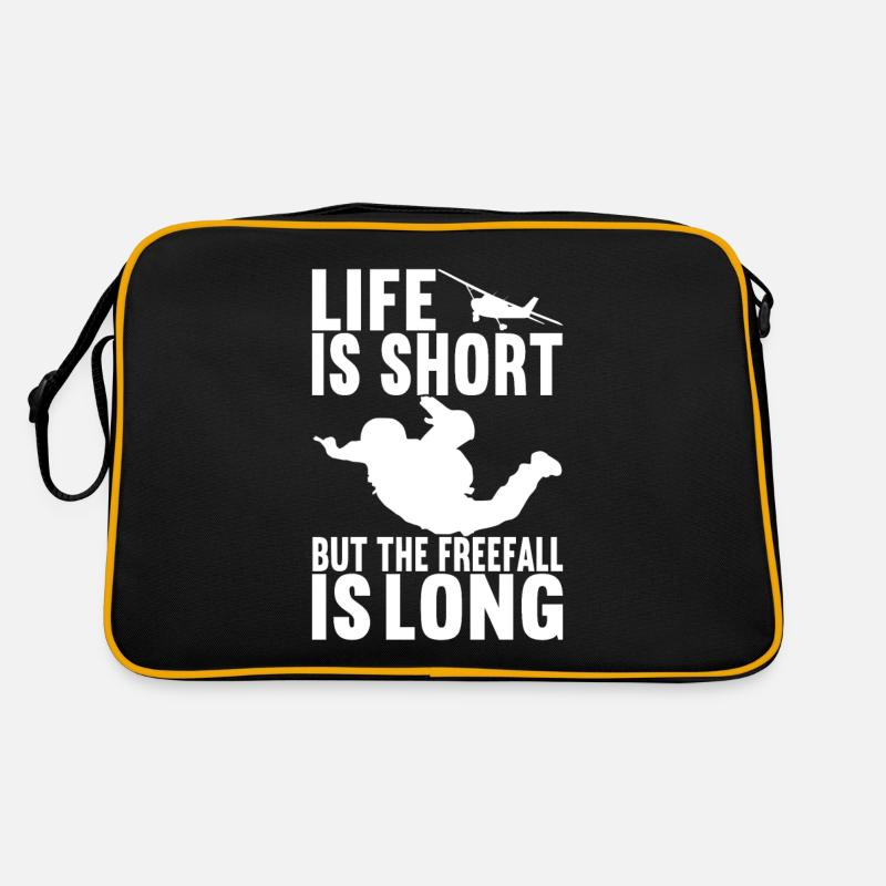 Skydive Skydiver - Retro Bag - black/gold