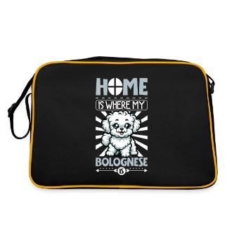 Accueil - Bolognaise - Sac Retro - noir/or - Dos