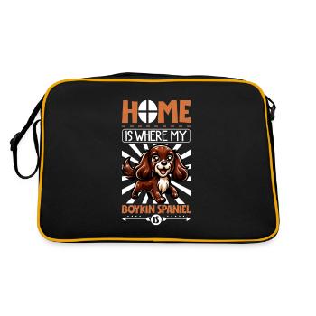 Accueil - Boykin Spaniel - Sac Retro - noir/or - Dos