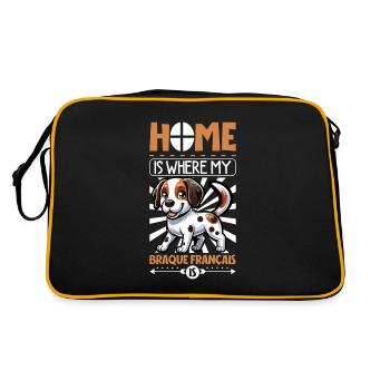 Accueil - Braque English - Sac Retro - noir/or - Dos