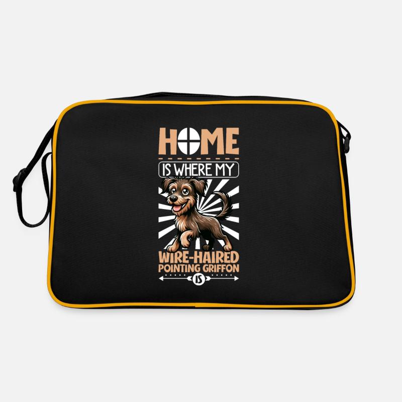 Zuhause - Cesky fousek Retro Tasche
