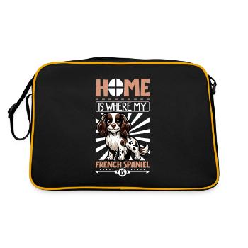 Home - Epagneul Français - Retro Bag - black/gold - Back