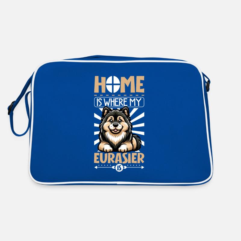 Zuhause - Eurasier Retro Tasche