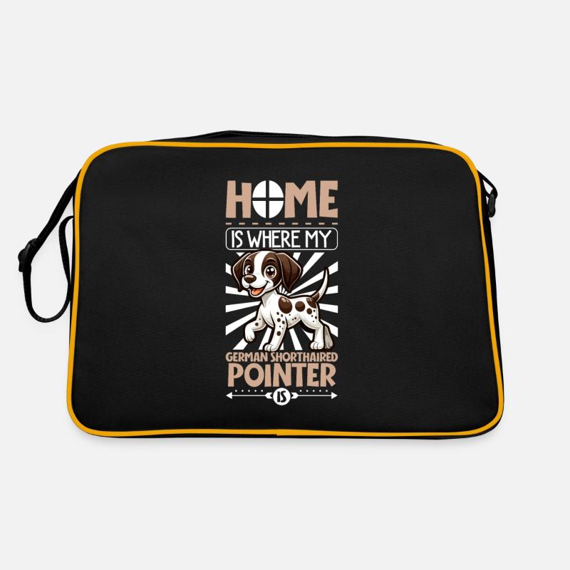 Home - German Shorthaired Pointer Retro Bag