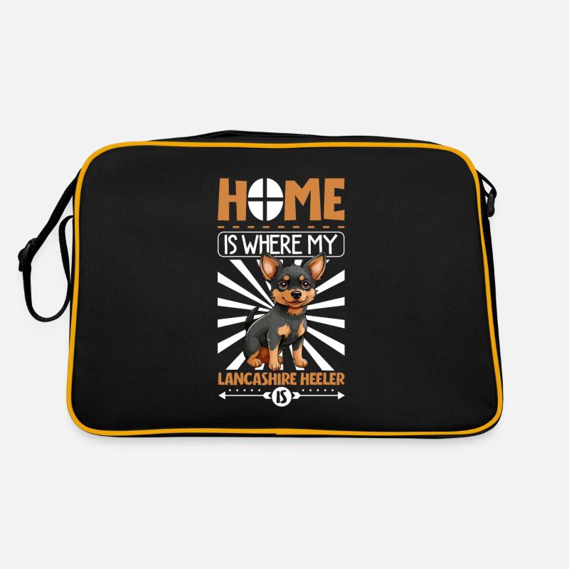 Zuhause - Lancashire Heeler Retro Tasche
