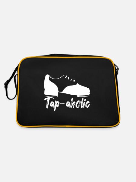 Tap Dance Tap Dancer - Retro Bag - black/gold - Back