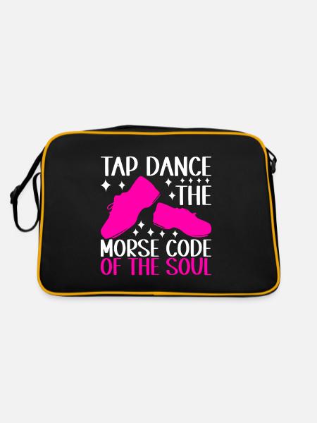 Claquettes Danseuse de claquettes - Sac Retro - noir/or - Dos