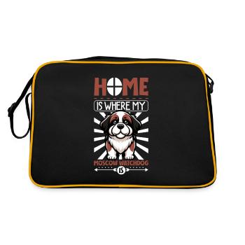 Home - Moscow Guard Dog - Retro Bag - black/gold - Back