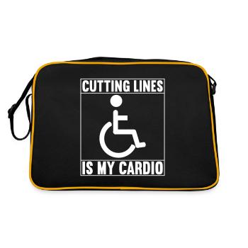 Wheelchair users Wheelchair - Retro Bag - black/gold - Back