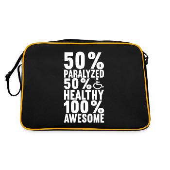 Wheelchair users Wheelchair - Retro Bag - black/gold - Back