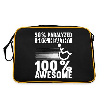 Wheelchair users Wheelchair - Retro Bag - black/gold - Back