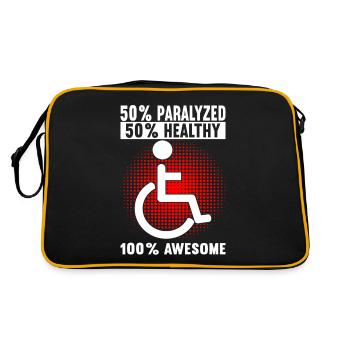 Wheelchair users Wheelchair - Retro Bag - black/gold - Back