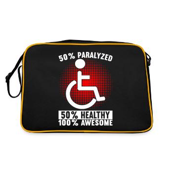 Wheelchair users Wheelchair - Retro Bag - black/gold - Back