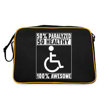 Wheelchair users Wheelchair - Retro Bag - black/gold - Back