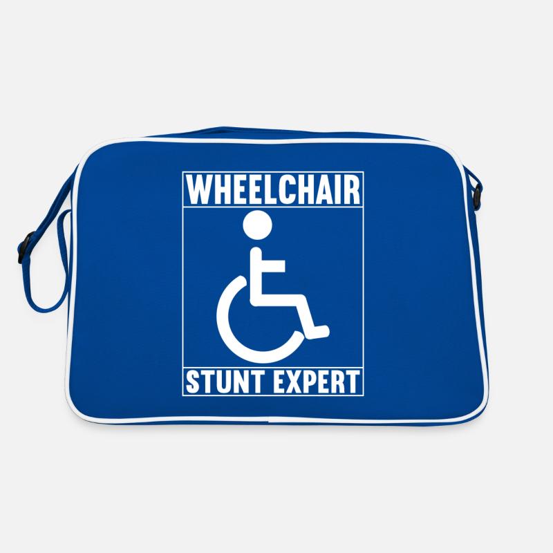 Rollstuhlfahrer Rollstuhl Retro Tasche
