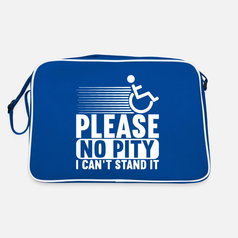 Rollstuhlfahrer Rollstuhl Retro Tasche