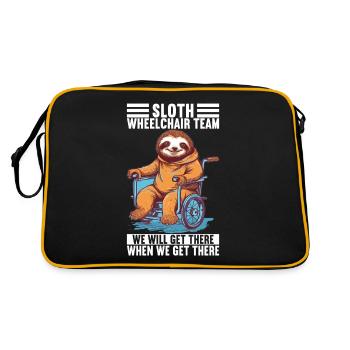 Wheelchair users Wheelchair - Retro Bag - black/gold - Back