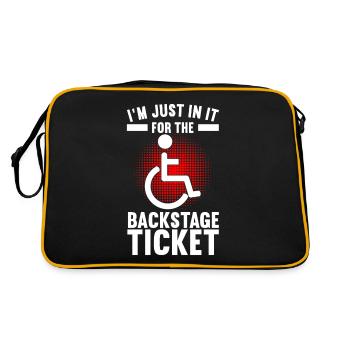 Wheelchair users Wheelchair - Retro Bag - black/gold - Back