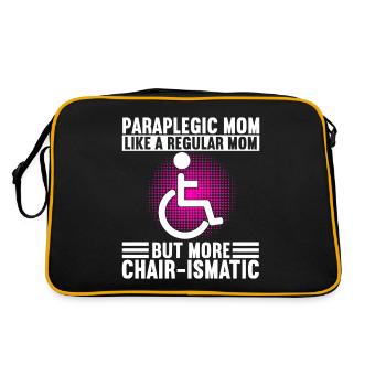 Wheelchair users Wheelchair - Retro Bag - black/gold - Back