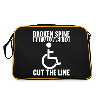 Wheelchair users Wheelchair - Retro Bag - black/gold - Back