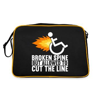 Wheelchair users Wheelchair - Retro Bag - black/gold - Back