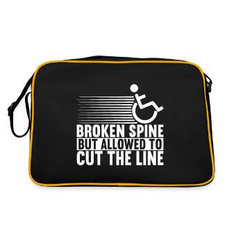 Wheelchair users Wheelchair - Retro Bag - black/gold - Back