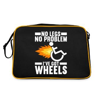 Wheelchair users Wheelchair - Retro Bag - black/gold - Back