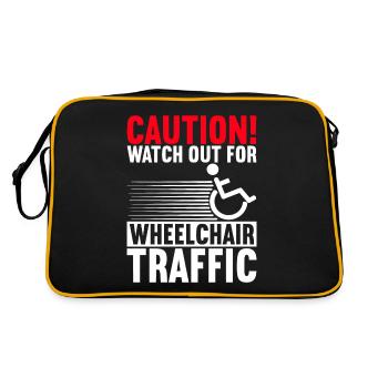 Wheelchair users Wheelchair - Retro Bag - black/gold - Back
