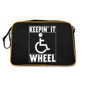 Wheelchair users Wheelchair - Retro Bag - black/gold - Back