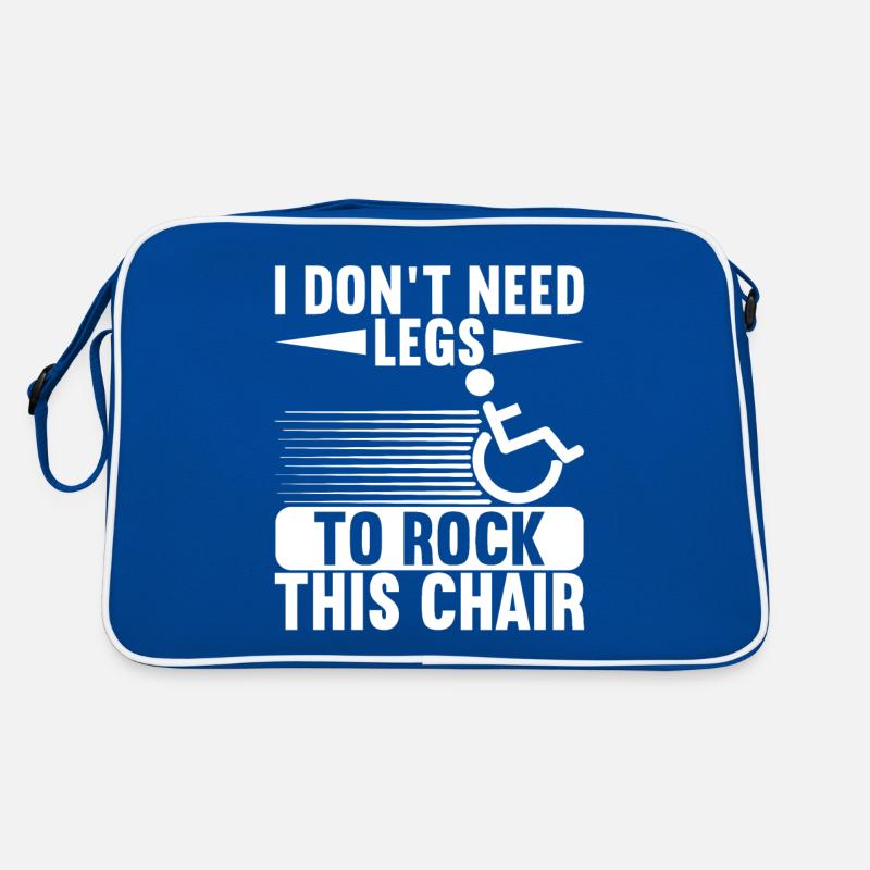 Rollstuhlfahrer Rollstuhl Retro Tasche